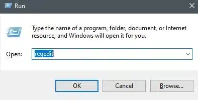 Windows 10 How to Open Regedit